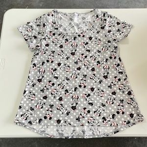LuLaRoe disney shirt. Size large